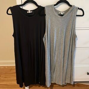 Silence and noise cotton sleeveless dresses